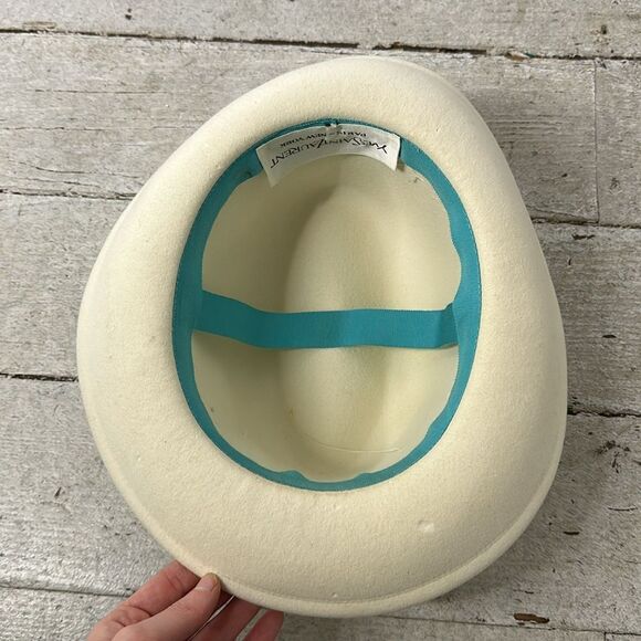 Vintage 70s/80s YSL Yves Saint Laurent Jeweled Fedora main image 5